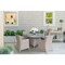 International Concepts Outdoor 5 Piece Patio Furniture Set with a Round Table and 4 Chairs KODT-448R-400-4 - alternate 2